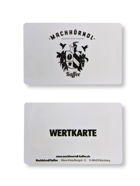 Wertkarte* Machhörndl Kaffee - 100 €